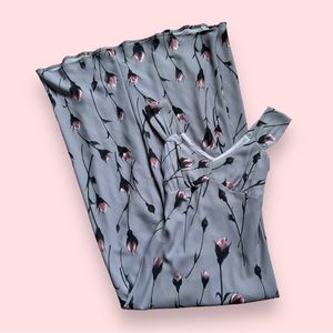 y2k does 90s gray grunge floral maxi dress